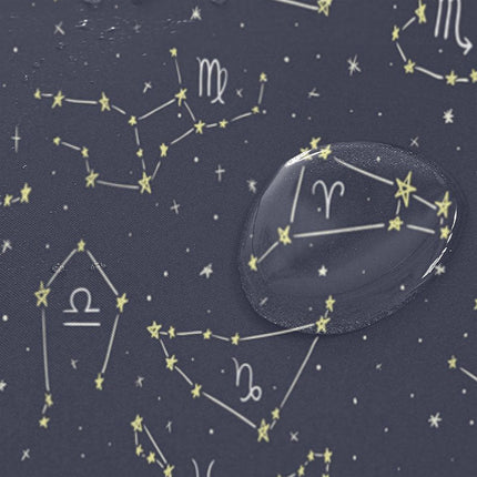Badeforhæng med stjernebilleder og stjernetegn