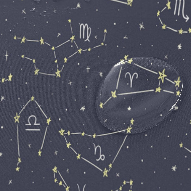 Badeforhæng med stjernebilleder og stjernetegn