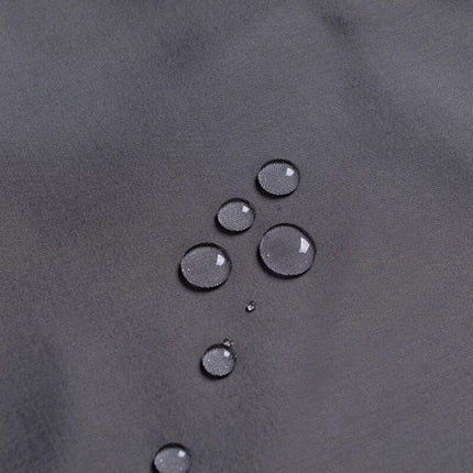 Ensfarvet mørkegråt badeforhæng i polyester