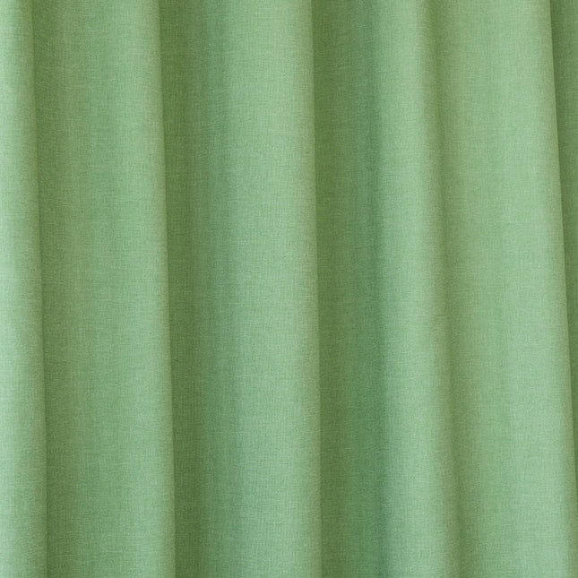 Ensfarvet badeforhæng i khaki grøn