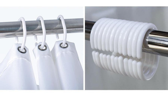 Badeforhæng med bier og bikube