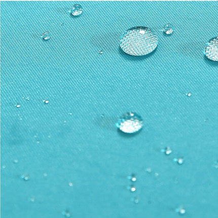 Ensfarvet turkisblåt badeforhæng vandtæt