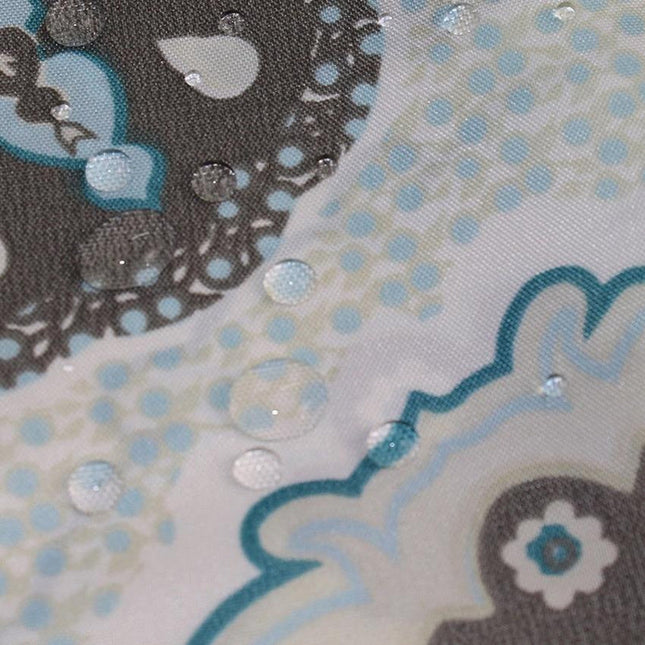 Boheme badeforhæng med mandala mønster