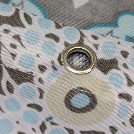 Boheme badeforhæng med mandala mønster