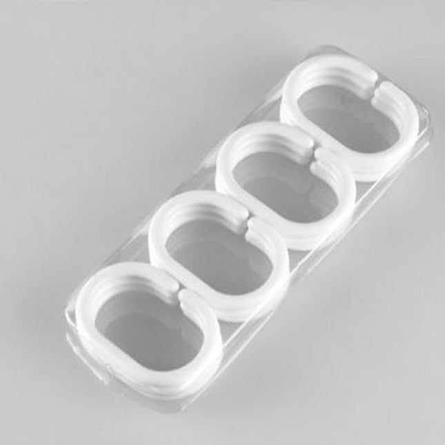 Badeforhæng med retro biograf plakat