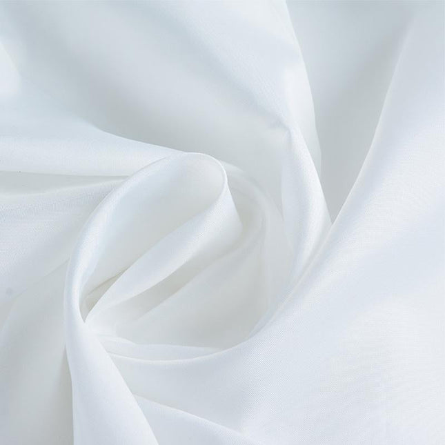 Klassisk hvidt stof badeforhæng vaskbart