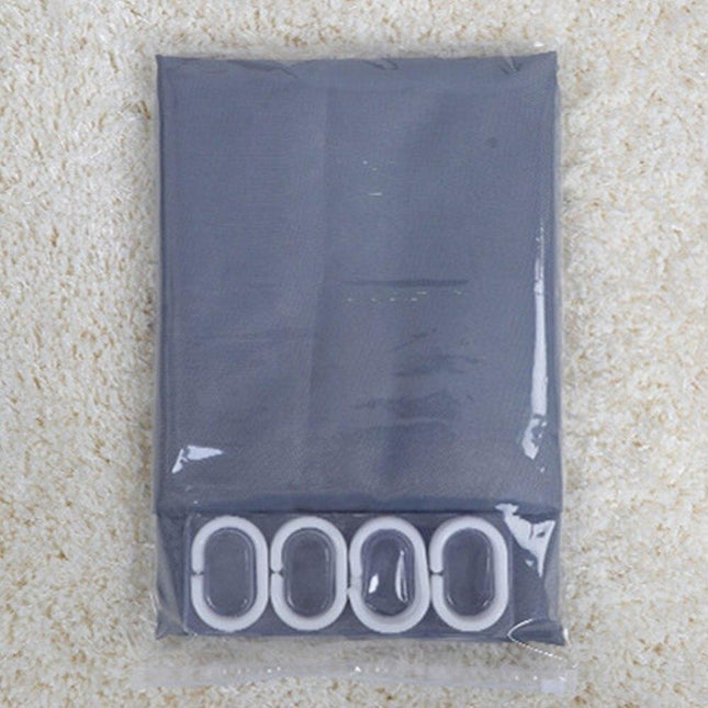 Moderne antracitgråt badeforhæng til badeværelset