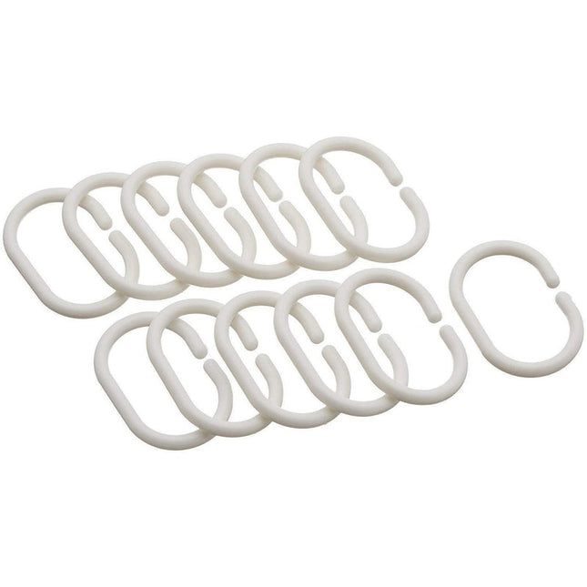 Sort badeforhæng med græsk mønster