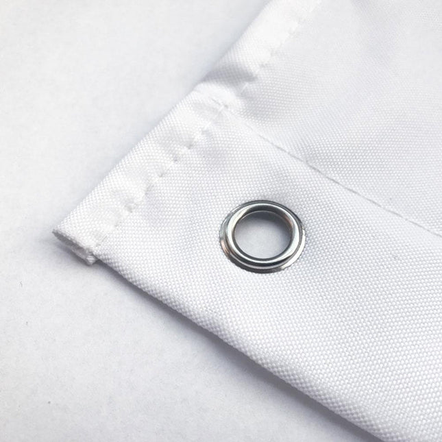 Kunstnerisk badeforhæng med farverigt øje