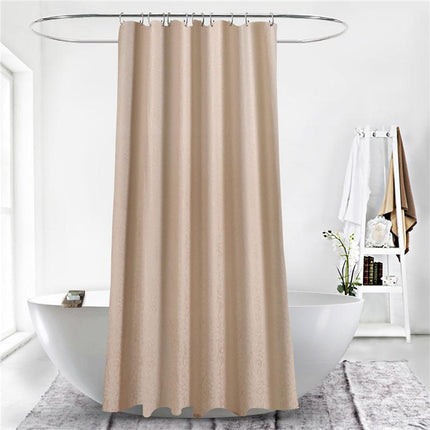 Uigennemsigtigt badeforhæng i neutral farve