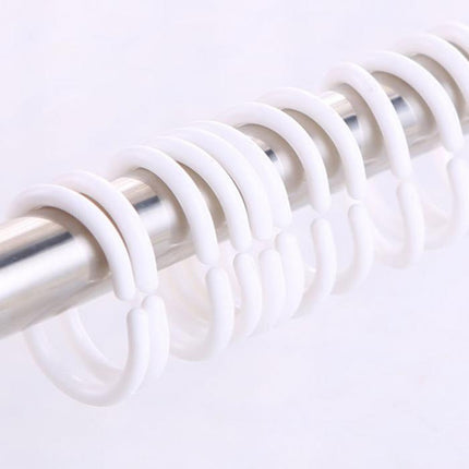 Gennemsigtigt badeforhæng med glitrende prikmotiv